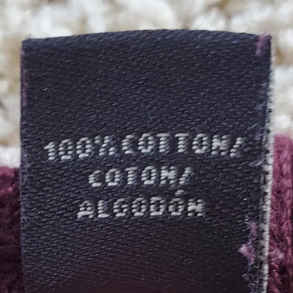 ARROW - LARGE RED COTTON SWEATER - Picture 3 of 4